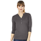 LADIES UPF50 HENLEY Model Front